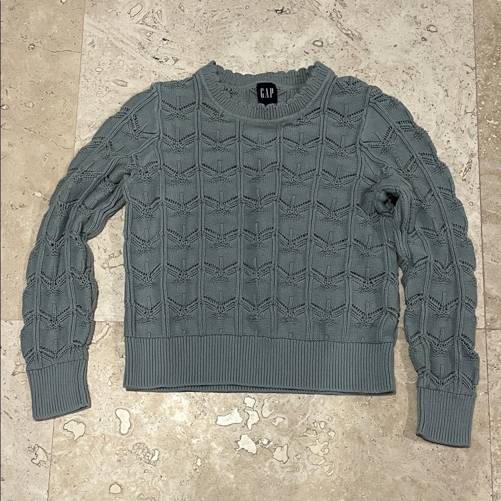 💕HP💕GAP Women's Textured Knit Sweater in mint